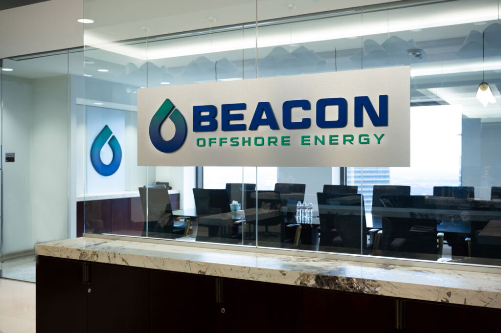 See Beacon Offshore Energy’s new rebranding from the new office space, to a sleek front entrance