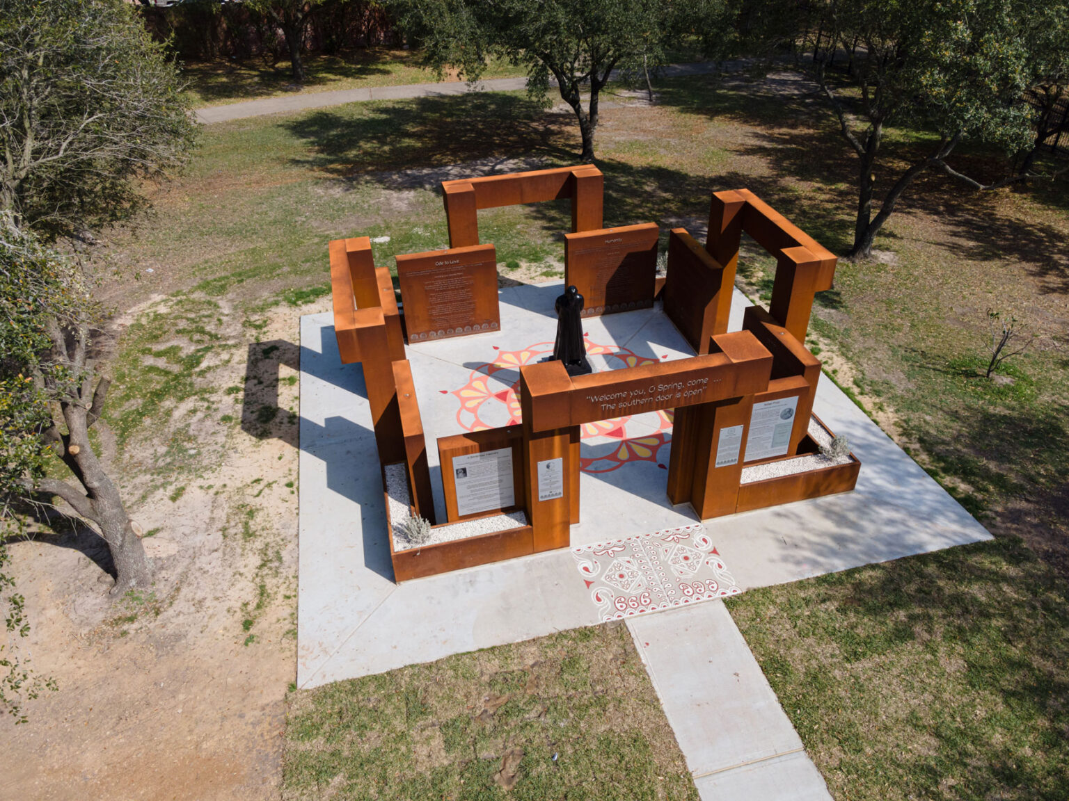 Tagore-Grove-06-1 ARIA Signs & Design|Public Art & Monuments
