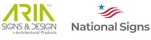 Aria + National Signs Logo